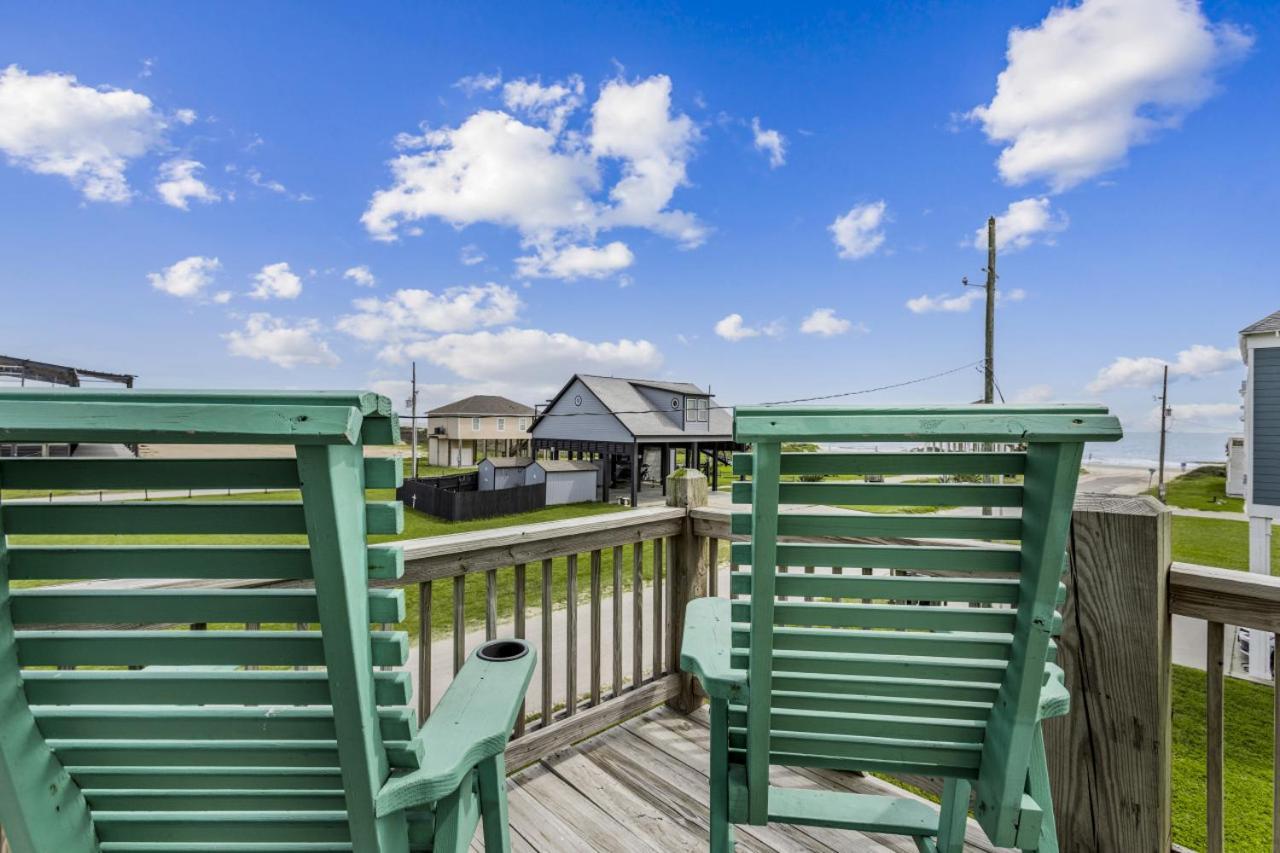 Seas The Day! 4Br Retreat, Hot Tub, Game Room, Firepit & Gulf Views Port Bolivar Exterior foto