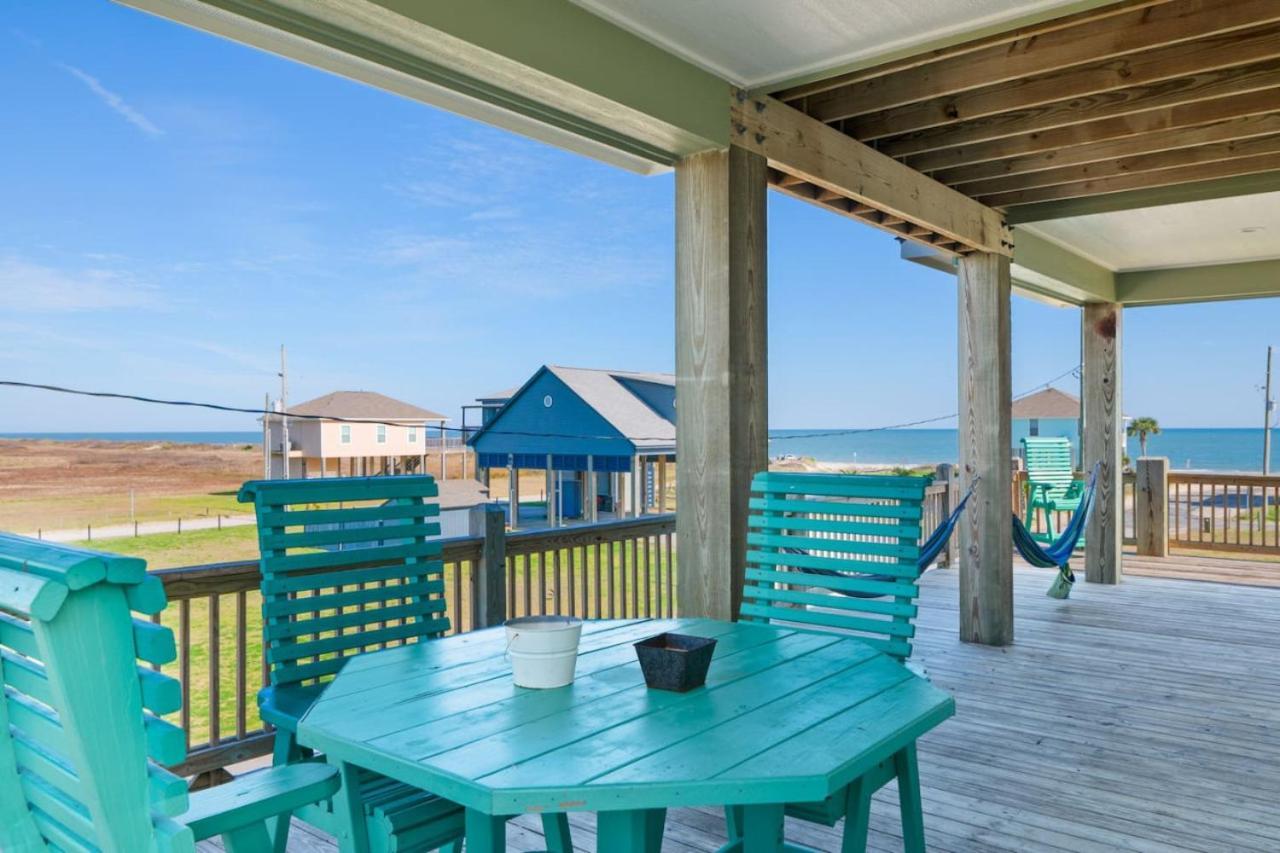 Seas The Day! 4Br Retreat, Hot Tub, Game Room, Firepit & Gulf Views Port Bolivar Exterior foto