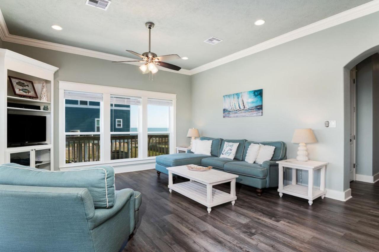 Seas The Day! 4Br Retreat, Hot Tub, Game Room, Firepit & Gulf Views Port Bolivar Exterior foto